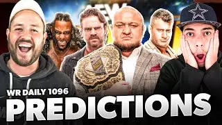 Could Samoa Joe Lose The AEW Title Already?! AEW Worlds End Predictions | WR Daily 1096