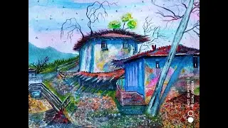 #echilontani #watercolor #tutorial #manusafat #FACEBOOKMANUCEREDI #watercolorpaiting #a4 #video