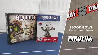 Blood Bowl: Elfos silvanos (Athelorn Avengers) & Treeman - Unboxing y minis montadas