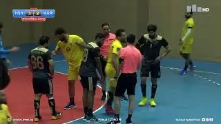 الحشد 27-25 الكرخ / دوري النخبة لكرة اليد / الاحد 2025/2/9 قاعة نادي الجيش / دور 15 / المرحلة 1