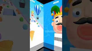 Stacky Ice Cream Runner Gameplay &ndash; Perfect Ice Cream Stack Run! 🍦🔥 #shorts #vdrsgaming