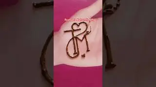 T ❤️M couple name letter mehandi tattoo/Couple alphabet mehandi  design #shortvideo