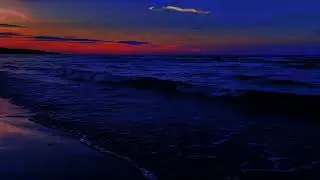 Ocean Sounds for Night Anxiety with Gentle Waves and Beach Ambience