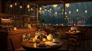 Cozy Evening Caf&eacute; ☕ Soft Jazz & Relaxing Background Music