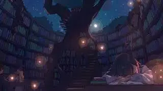 cozy library 📚 ~ lo-fi chill mix [ No AI ]