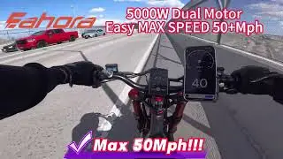 2025 Romeo Pro 3 5600W Dual Motor - Max 50+Mph Speed！#ebike #bikelife #bicycle #electricbike