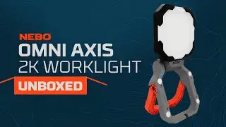 OMNI&trade; Axis 2K Omni-Directional Worklight and Power Bank | NEBO UNBOXED