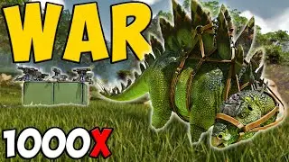 I STARTED A WAR With EVERYONE On Ark 1000x