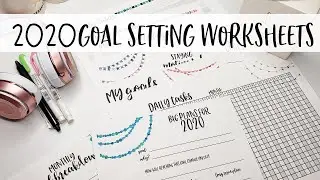 2020 Goal Setting Worksheets Flip Through