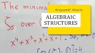 Lecture 12  Minimal polynomials degrees and factorizations   some examples (part 2)