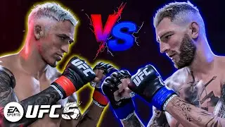 Когда на UFC 5 сталкиваются два совершенно разных стиля игры!