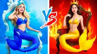 Sirène Glace et Sirène Flamme se disputent leur petit ami : qui l'emportera ?