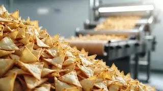 How Pita Chips Are Made in Factory | Crispy Pita Chips Manufacturing Process