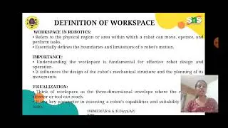 Configuration and Workspace of Robots #snsinstitutions #snsdesignthinkers #designthinking