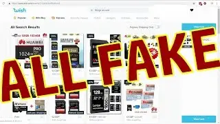 Testing a FAKE 512gb SD from Wish (SCAM Also On Aliexpress, eBay and even Amazon)