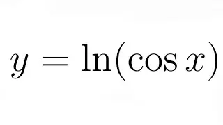 Find the length of the curve: y = ln(cos(x)), 0 &le; x &le; &pi;/3.
