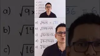 Raíz de un producto. Checa el video completo en mi canal. #maths #algebra