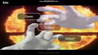 New Menu Super Smash Bros.Crusade Ultimate Edition