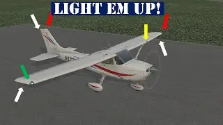 Aircraft lights explained | PPL test question | Ground School Discussion