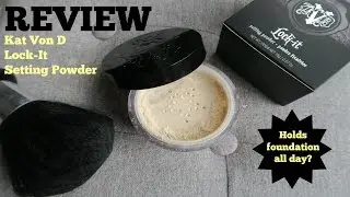 Kat Von D Lock-It Translucent Setting Powder Review