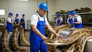 AI Technology Exposed: The Real Python Farming Process for Meat and Skin