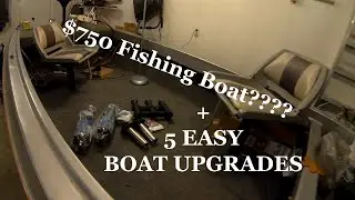 $750 Craigslist Boat Tour + 5 CHEAP Boat Upgrades for EVERY Fishing Boat!