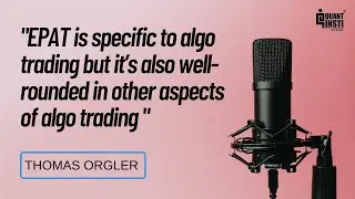 QuantInsti EPAT Review | Thomas Orgler&rsquo;s Success Story | USA