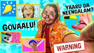 Shoba Amma reacts to 5 Minute Crafts Again | Tamil Comedy Videos | Simply Sruthi