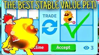 😱🦁HUGE WIN! I JUST GOT ONE OF THE BEST MID TIER PETS!! (BLAZING LION) + TRADED MY MEGA LEG! #adoptme