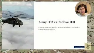 Army vs Civilian IFR | Fixed Wing Tips from a Dual rated CFII MEI
