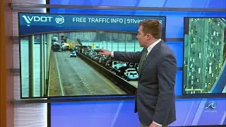 VIDEO: Vehicle-fire on James River Bridge, 1 seriously injured