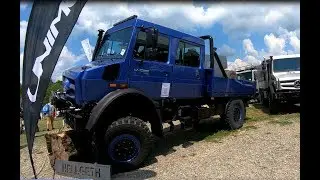 MB Unimog U 4023 Mercedes double cab by Hellgeth new model offroad pick up truck walkaround V1216