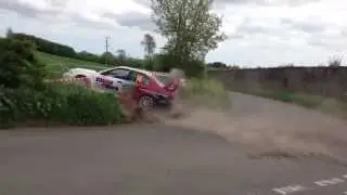 Jim clark reivers rally 2013 Rory Young's detour through a field