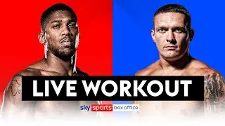 ANTHONY JOSHUA VS OLEKSANDR USYK! 👊💥| LIVE MEDIA WORKOUT