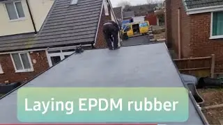 Ep2 HOW TO INSTALL A EPDM RUBBER ROOF (Roofing in the UK)