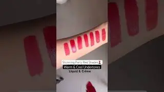 Stunning Cool & Warm Undertone Red Lipstick Shades color Theory