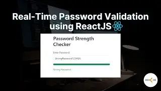 Build a Password Strength Validation in React | Bootstrap Progress Bar | Strong Validation