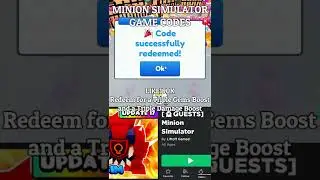 (2022) **NEW** 💜 Roblox Minion Simulator Codes 🍔 ALL *FOOD* CODES!