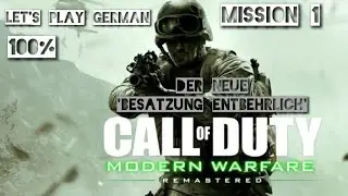 Call of Duty Modern Warfare Rem. Mission 1 Ger/+ Alle Aufkl&auml;rungsdateien