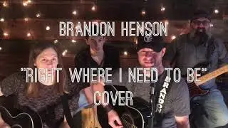Gary Alan-Right Where I Need To Be-Cover by Brandon Henson