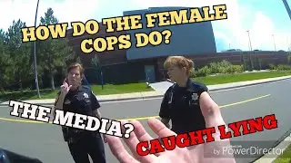 Lying Female Cops - 1st Amendment Audit - FAIL - Douglas County - You Work For The Media? (ReUpload)
