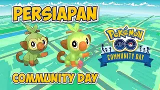 [Pokemon GO] Persiapan Community Day GROOKEY Besok #live