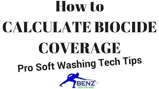 How to calculate the coverage of softwash cleaning products