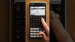 [Уроки по Casio fx-CG50] Нормальное распределение #короткие