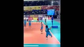 Powerful Service 🏐👿#indianvolleyball #player #powerfull #spike #drop #punjabvolleyball #viral #video