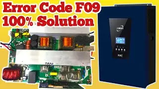 Homage 3200W Fault 09 Solution | Solar Inverter Fault 09 Complete Repair | 100% Working