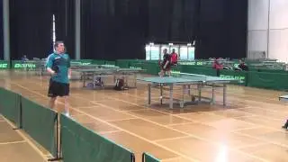 Table Tennis Practicing Waldner, Jan Ove Franz, Peter  Steinbrecher Reinhard