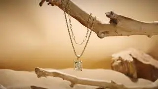 KissYan 14K Real Gold Layered Initial Necklace
