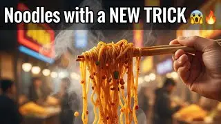 Street Style Noodles 😍 | Noodles with a New Trick You’ve Never Tried! #foryou #subscribe #noodles 