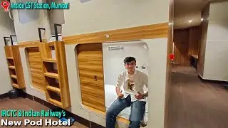 Mumbai's New Pod Hotel at CSMT - Tour, Rates, Bookings | IRCTC Launched Cheapest Stay Option